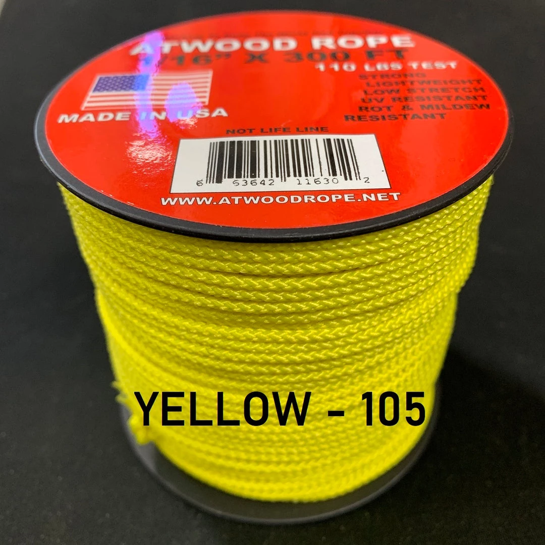 COMMERCIAL FISHING Atwood Rope 1/16" Butt Wrap Cord 23 COMMERCIAL FISHING Atwood Rope 1/16" Butt Wrap Cord