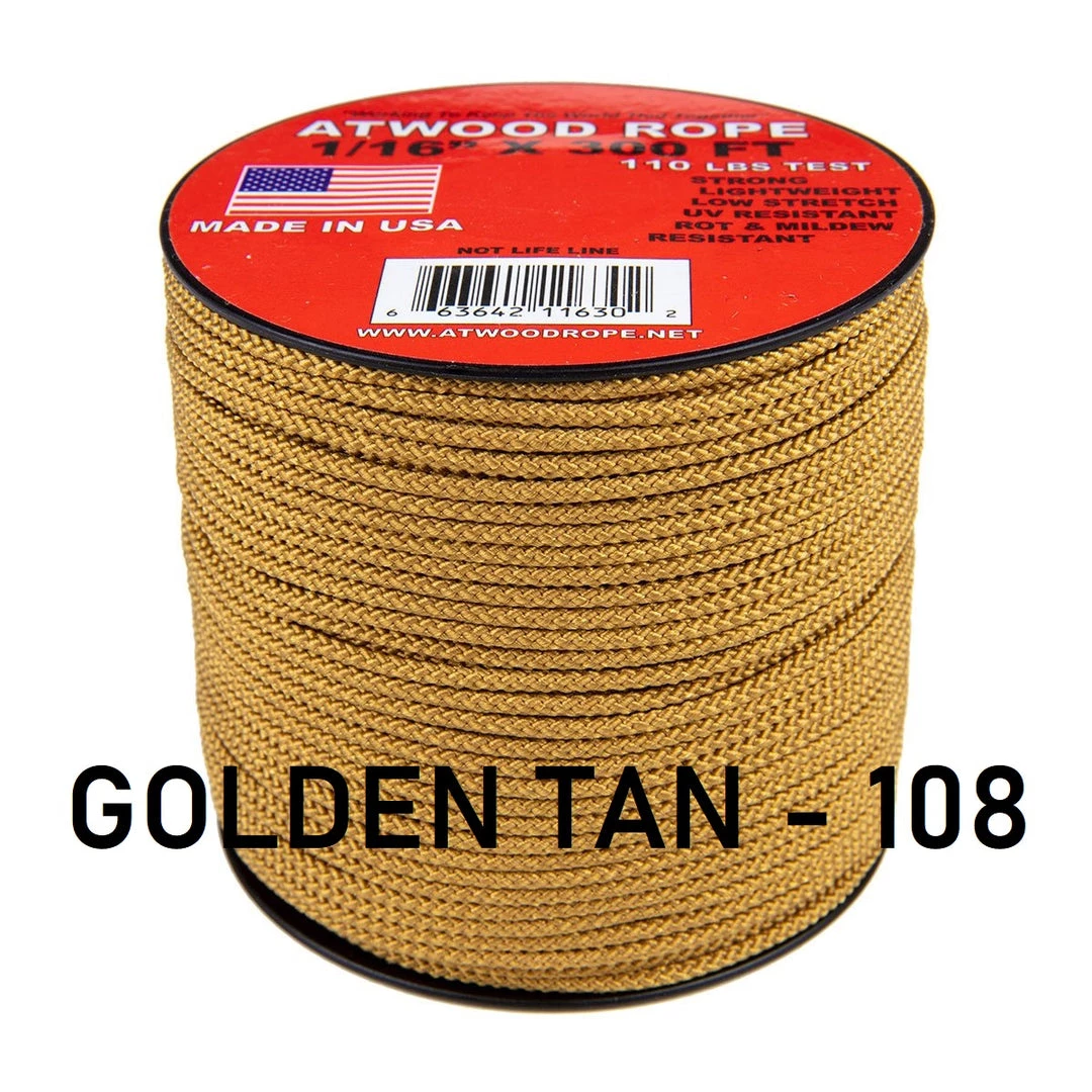 COMMERCIAL FISHING Atwood Rope 1/16" Butt Wrap Cord 9 COMMERCIAL FISHING Atwood Rope 1/16" Butt Wrap Cord
