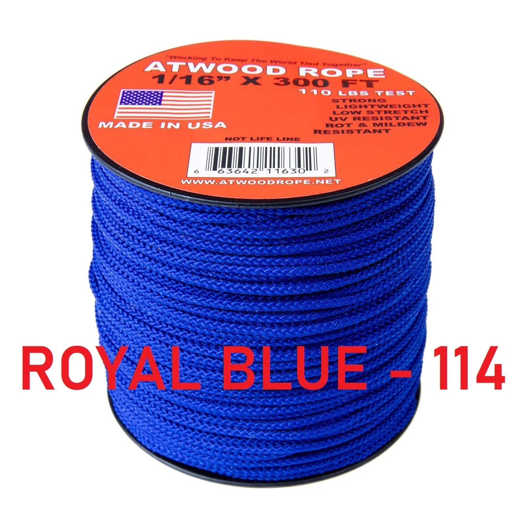 COMMERCIAL FISHING Atwood Rope 1/16" Butt Wrap Cord 15 COMMERCIAL FISHING Atwood Rope 1/16" Butt Wrap Cord