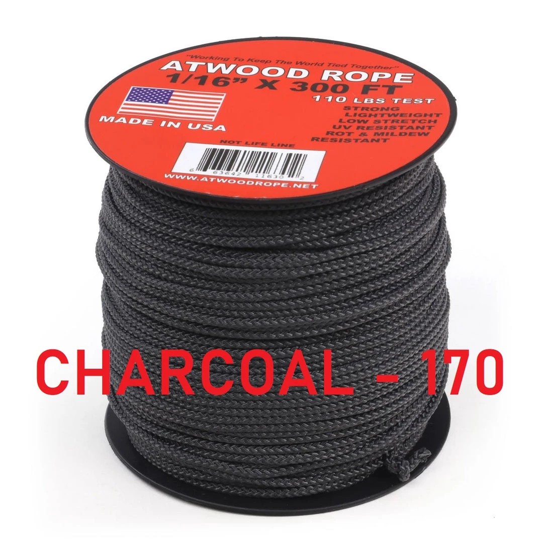 COMMERCIAL FISHING Atwood Rope 1/16" Butt Wrap Cord 21 COMMERCIAL FISHING Atwood Rope 1/16" Butt Wrap Cord