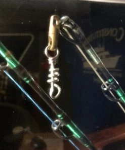 LP Fishing Supply FISHING TACKLE Pigtail Bullet Swivel 2 Pack