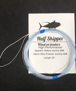 FISHING TACKLE Half Skipper Hollow Braid Wind On Leader