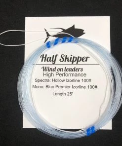 FISHING TACKLE Half Skipper Hollow Braid Wind On Leader