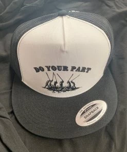 FISHING AND OUTDOOR APPAREL Pelagic Designs Flat Brim Hat ‘Do Your Part’