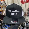 SD Pescador FISHING AND OUTDOOR APPAREL Boil Gear Trucker And Flatbill Snap Back Hat