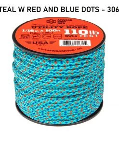 Atwood Rope Atwood 3 And 4 Color Patterned Rope 1/16