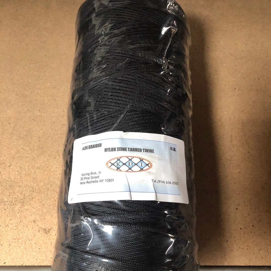 Koring Bros Braided Tarred Nylon Seine Twine 5 Koring Bros Braided Tarred Nylon Seine Twine