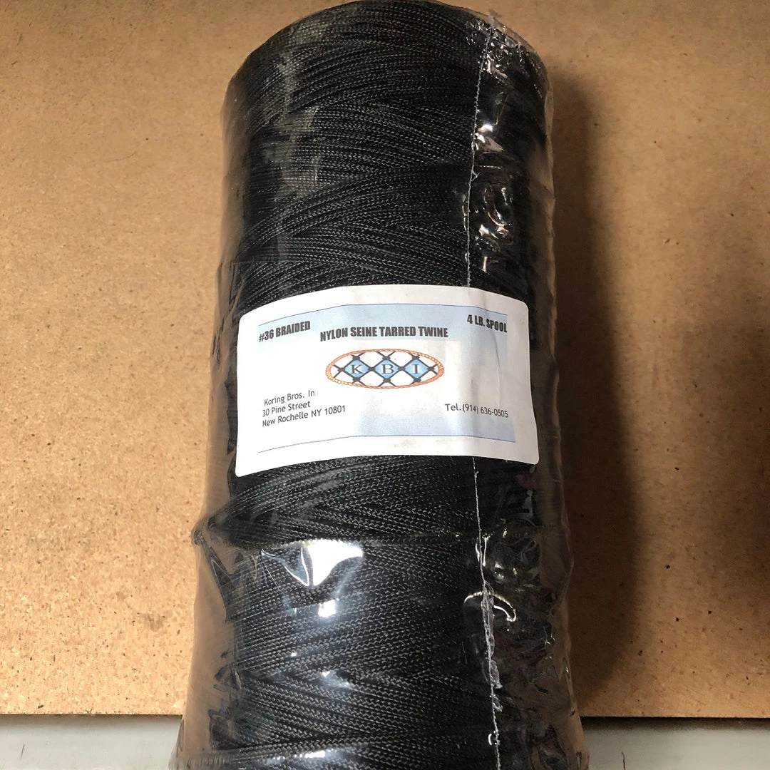Koring Bros Braided Tarred Nylon Seine Twine 7 Koring Bros Braided Tarred Nylon Seine Twine