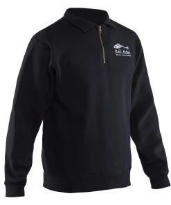 Grundens Eat Fish 1/4 Zip Sweatshirt FISHING AND OUTDOOR APPAREL