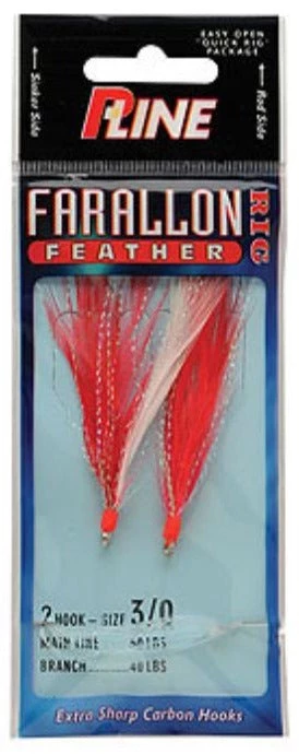 FISHING TACKLE Farallon Feather Rock Cod Rig By P-Line 3 FISHING TACKLE Farallon Feather Rock Cod Rig By P-Line