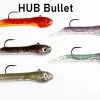 Hookup Baits HUB 4.5" Trolling Tube Baits With Owner 3X Strong Hook FISHING TACKLE