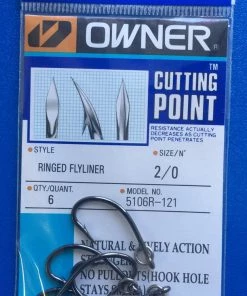 FISHING TACKLE Owner Ringed Flyliner Hook