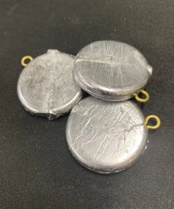 Lead Masters Silver Dollar No Roll Sinker FISHING TACKLE