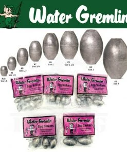 FISHING TACKLE Egg Sinker By Water Gremlin