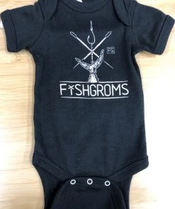 FISHING AND OUTDOOR APPAREL Fishgroms Baby Onesie