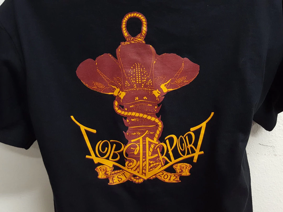 Lobster Port Trap Company Tail Up Logo T-Shirt FISHING AND OUTDOOR APPAREL 3 Lobster Port Trap Company Tail Up Logo T-Shirt FISHING AND OUTDOOR APPAREL