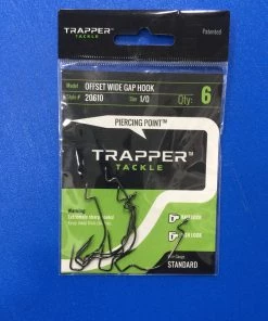 Trapper Offset Wide Gap Hooks FISHING TACKLE